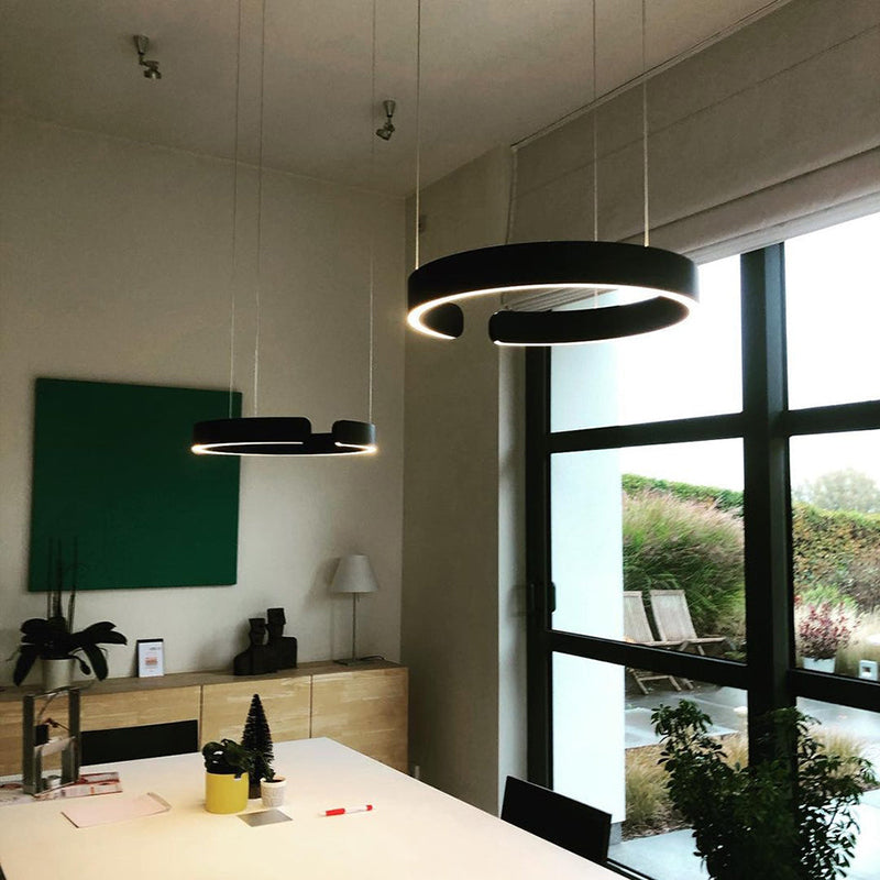 Moderne kreisförmige LED-Pendelleuchte