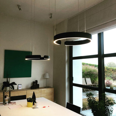 Moderne kreisförmige LED-Pendelleuchte