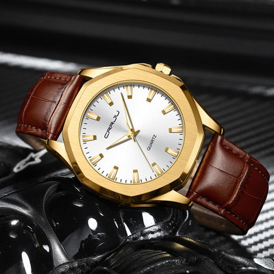 Quarzuhr im minimalistischen Casual-Stil