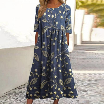 Lola - Vintage Kleid mit Blumenmuster