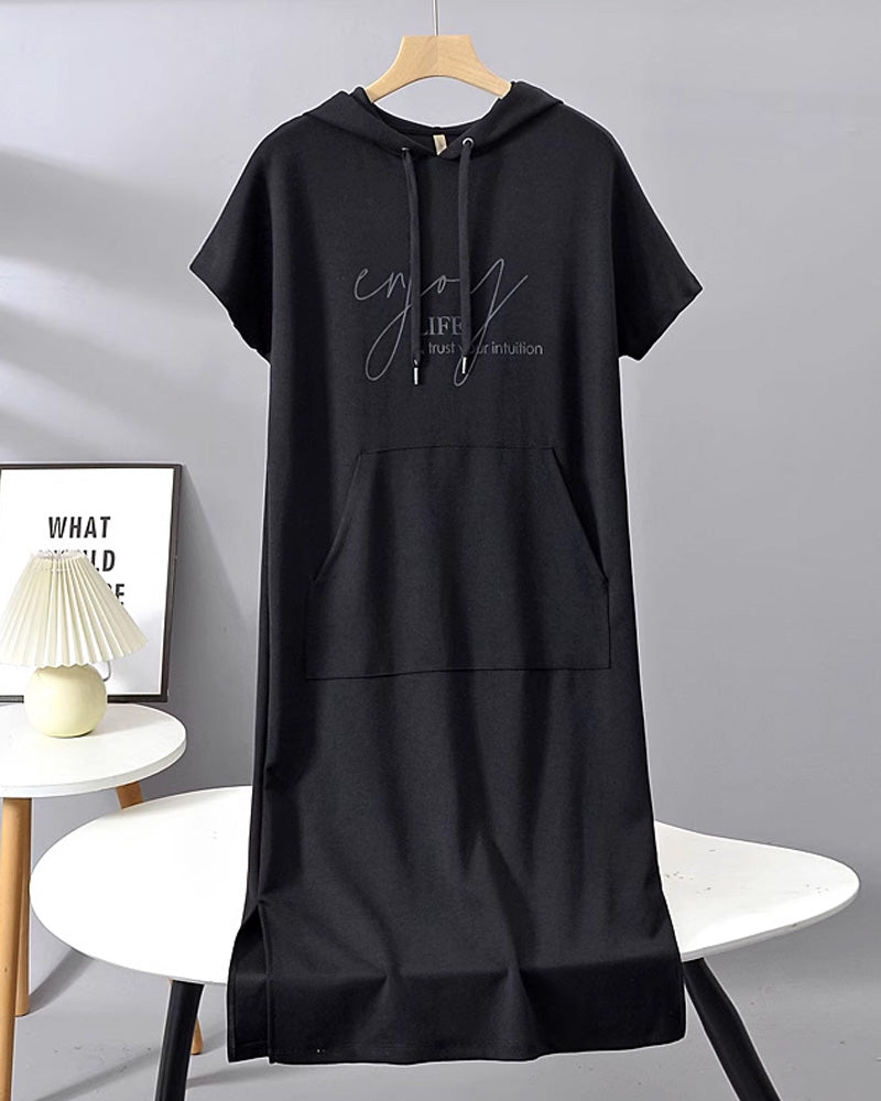 Saskia™ - Lässiges Hoodie-Kleid