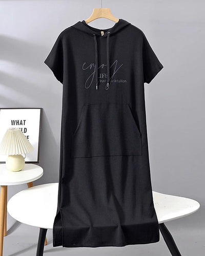 Saskia™ - Lässiges Hoodie-Kleid