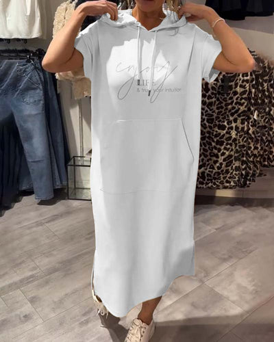 Saskia™ - Lässiges Hoodie-Kleid