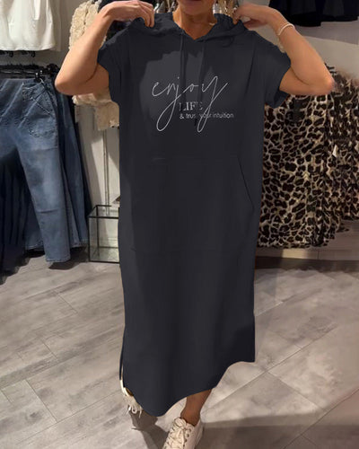 Saskia™ - Lässiges Hoodie-Kleid