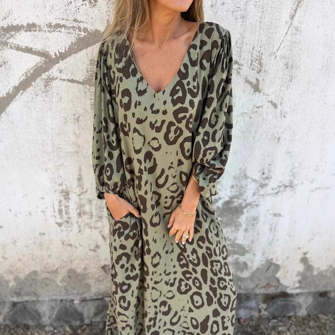 Denise | Auffälliges Leopardenkleid für täglichen Chic