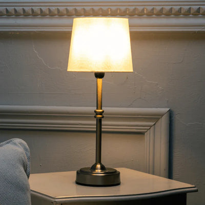 LED Retro Fabric Cordless Tischlampe