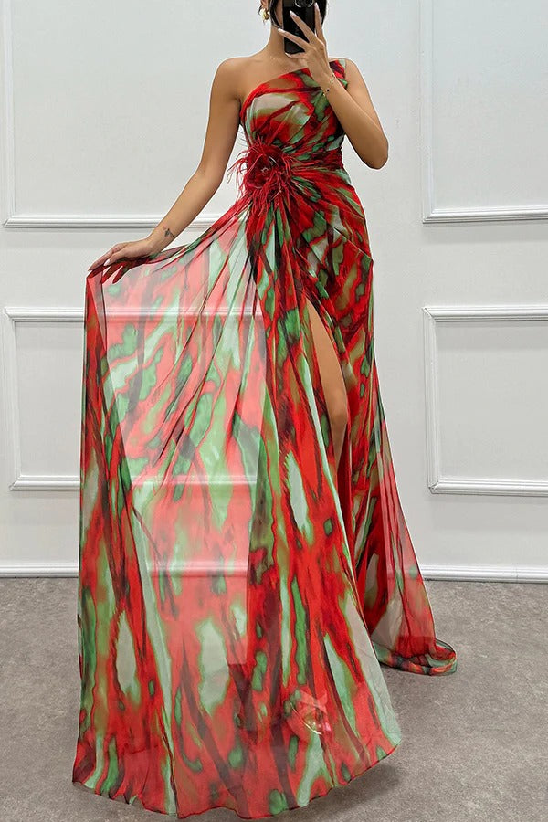 Tilda™ - Vibrierendes Maxikleid