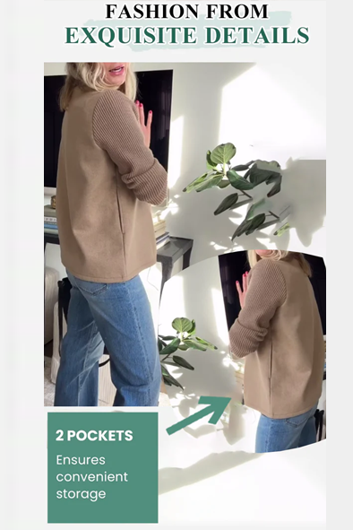 Alesia - Stylischer Lässiger Button-Blazer