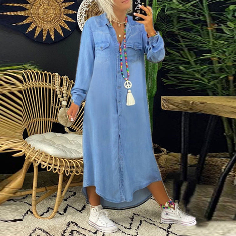 Sophie – Langärmligen Maxikleid
