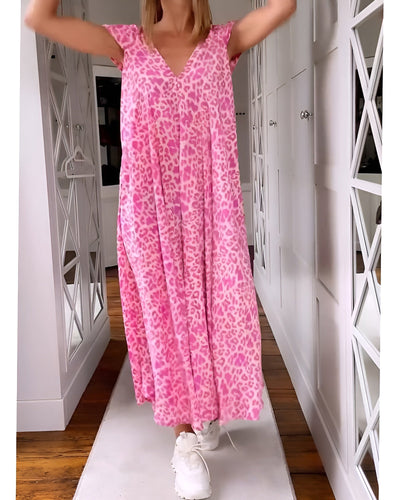 Véronique | Leopardenmuster-Kleid mit schickem Komfort