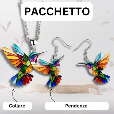 Samantha – Elegante Kolibri-Halskette