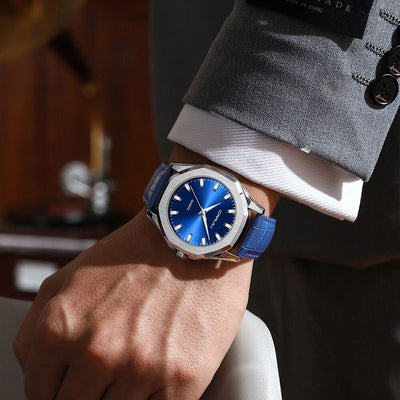 Quarzuhr im minimalistischen Casual-Stil
