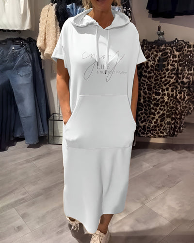 Saskia™ - Lässiges Hoodie-Kleid
