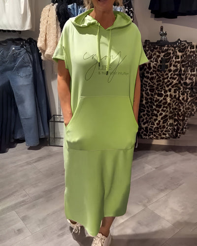 Saskia™ - Lässiges Hoodie-Kleid