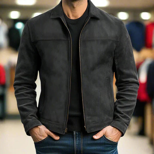 Mcmillan - Lederjacke Mit Reißverschluss