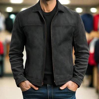 Mcmillan - Lederjacke Mit Reißverschluss
