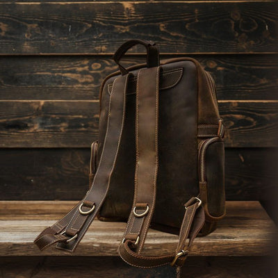 Brauner Lederrucksack | BASEL