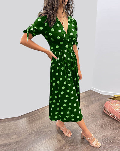 Janis – Stilvolles Kleid Mit V-Ausschnitt