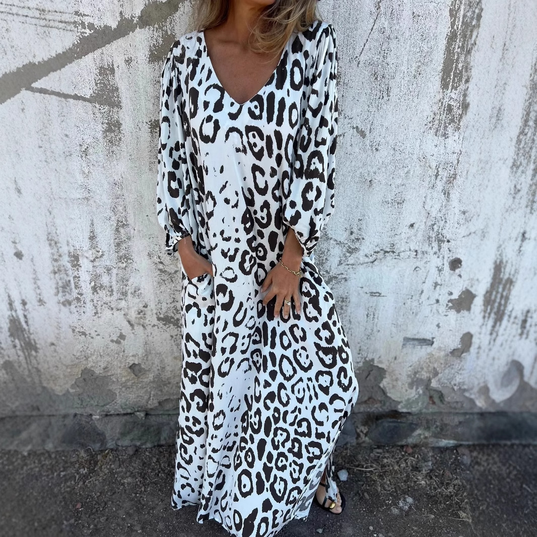 Denise | Auffälliges Leopardenkleid für täglichen Chic