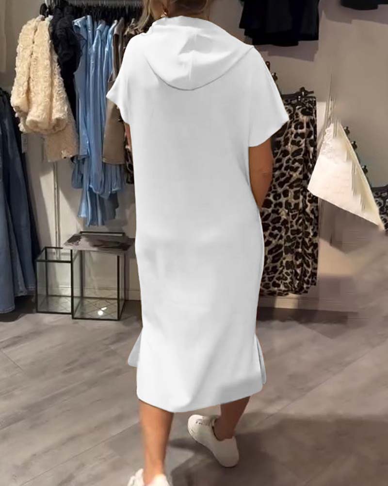 Saskia™ - Lässiges Hoodie-Kleid