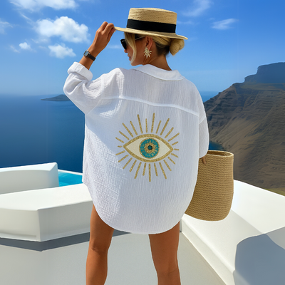 Annemiek™ - Bluse im Ibiza-Casual-Stil