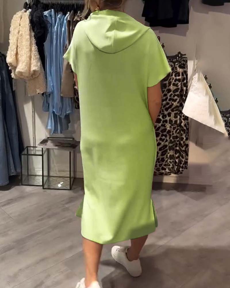 Saskia™ - Lässiges Hoodie-Kleid