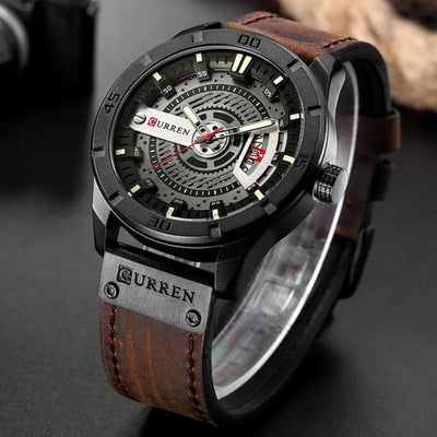 Herren Sportliche Militäruhr mit Quarzwerk