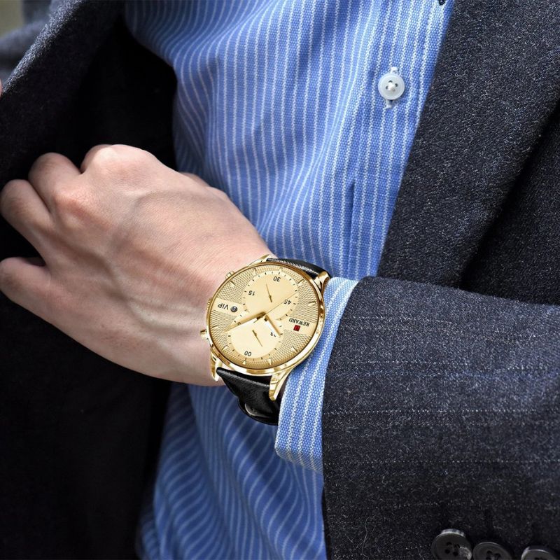 Luxuriöser Chronograph Quarzuhr