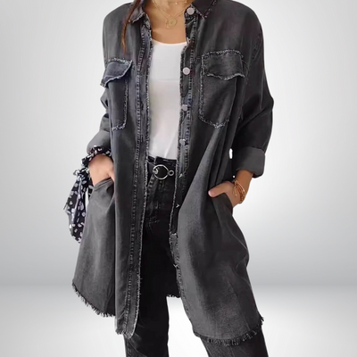 Daisy – Stilvolle und vielseitige langärmelige Jacke mit Kragen