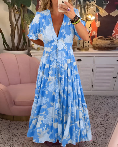 Carine | Leichtes Blumenkleid für Sommertage