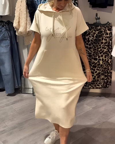 Saskia™ - Lässiges Hoodie-Kleid