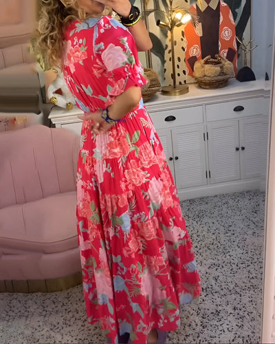 Carine | Leichtes Blumenkleid für Sommertage