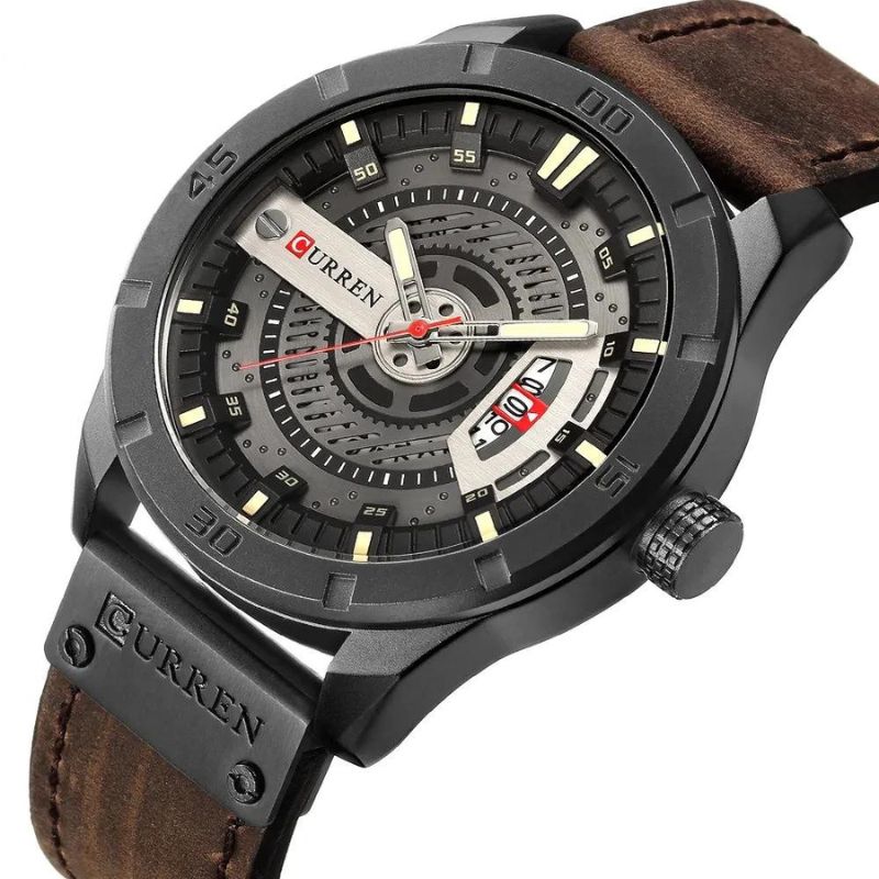 Herren Sportliche Militäruhr mit Quarzwerk