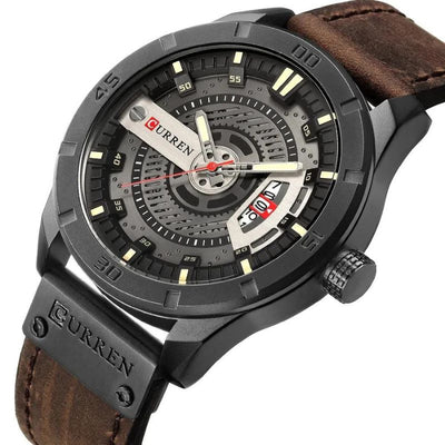 Herren Sportliche Militäruhr mit Quarzwerk