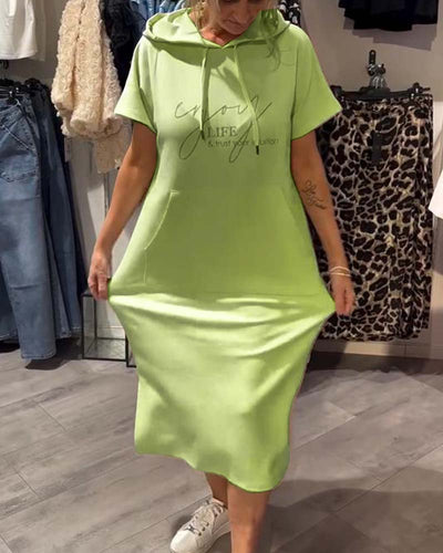 Saskia™ - Lässiges Hoodie-Kleid