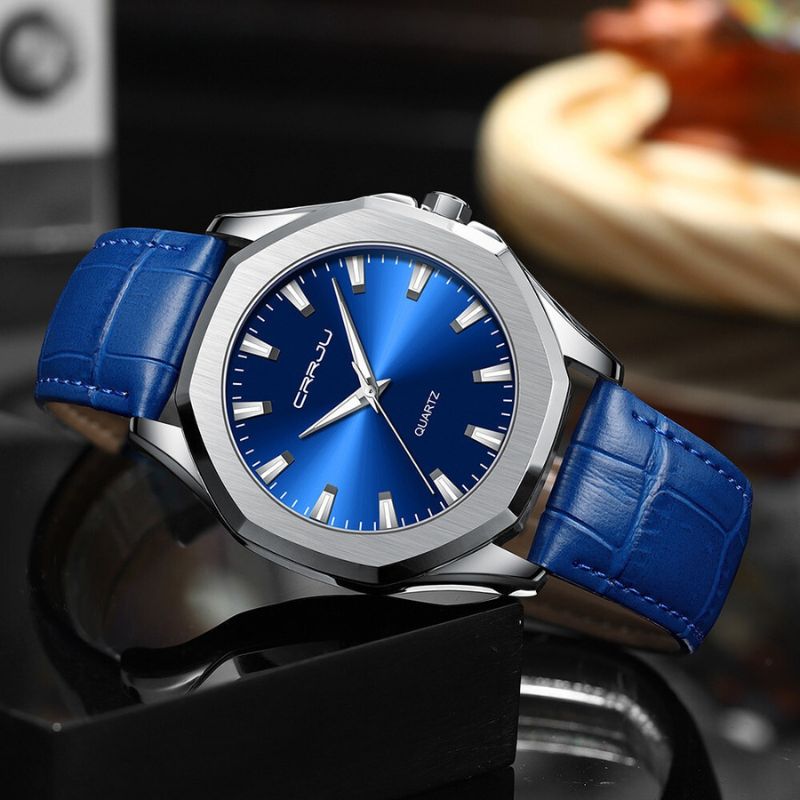 Quarzuhr im minimalistischen Casual-Stil