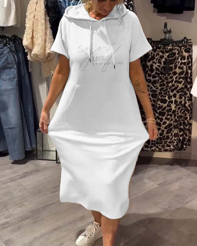 Saskia™ - Lässiges Hoodie-Kleid
