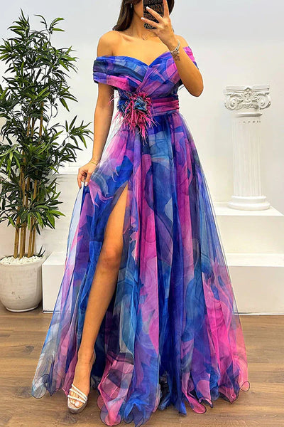 Sophia™ - Atemberaubendes schulterfreies Maxikleid