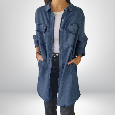Daisy – Stilvolle und vielseitige langärmelige Jacke mit Kragen