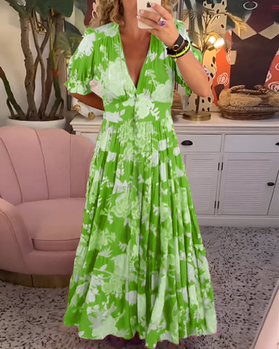 Carine | Leichtes Blumenkleid für Sommertage