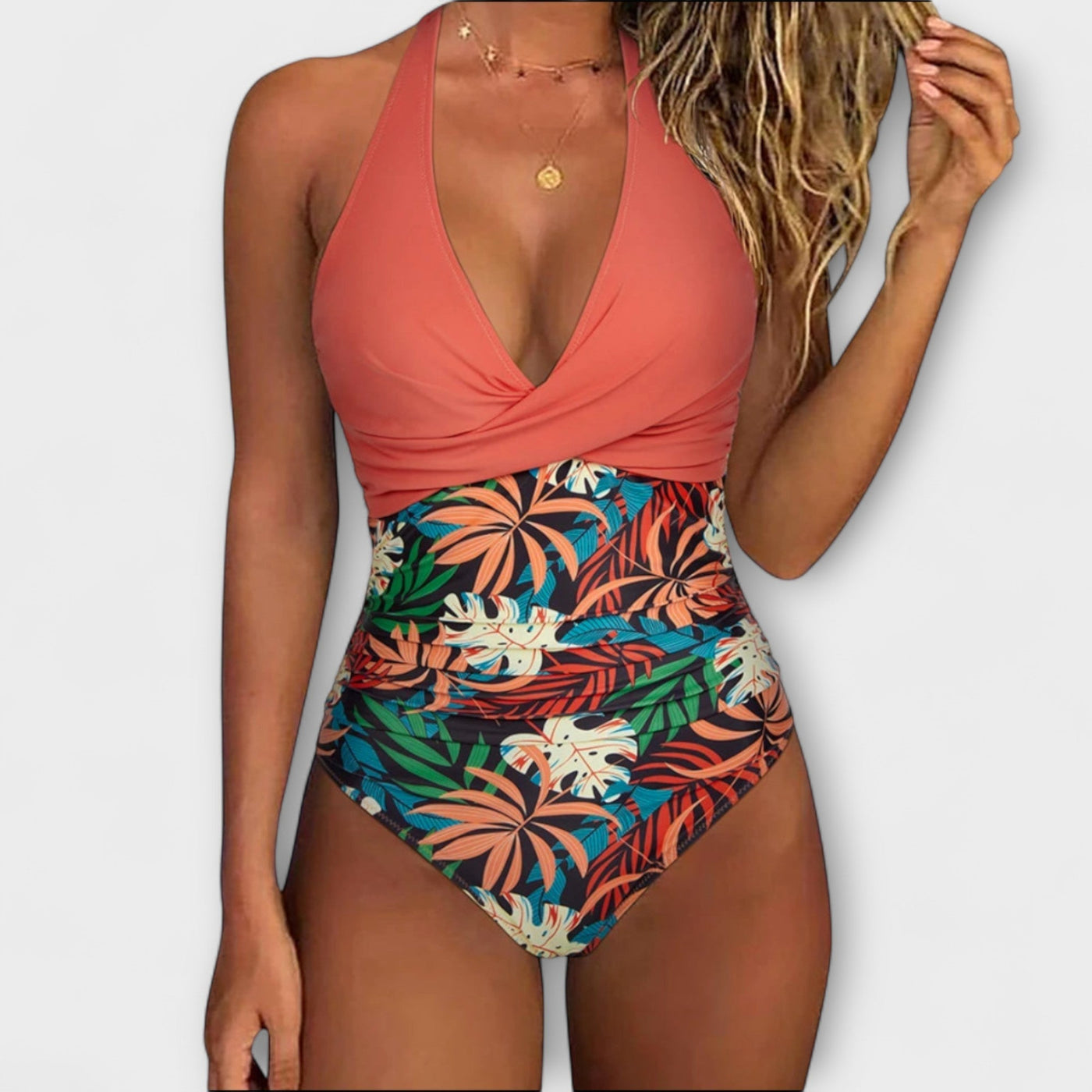 Lilly™ - Eleganter Damen-Badeanzug mit V-Ausschnitt