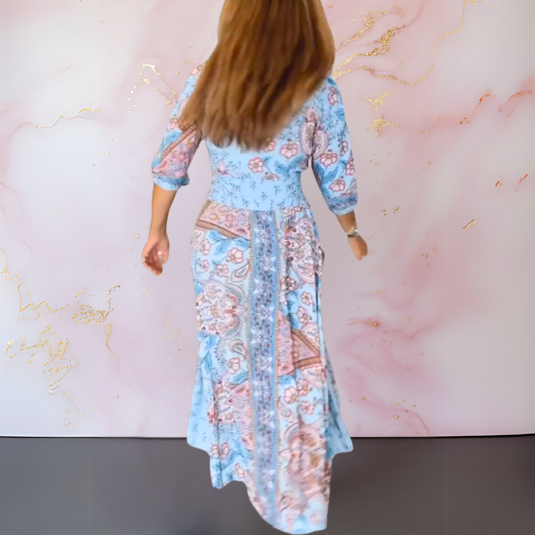 Marga™ – Elegantes Sommerkleid mit V-Ausschnitt