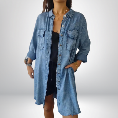 Daisy – Stilvolle und vielseitige langärmelige Jacke mit Kragen