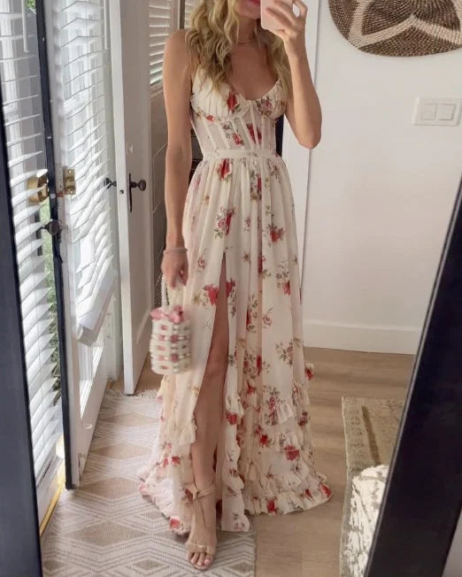 Sonja™ - Midi-Kleid mit Blumenmuster