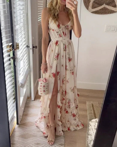 Sonja™ - Midi-Kleid mit Blumenmuster