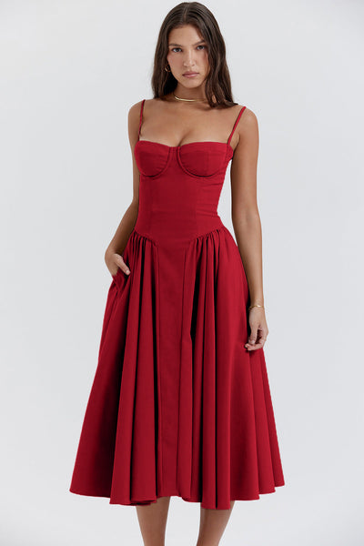 Kiki™ - Retro Midi-Kleid