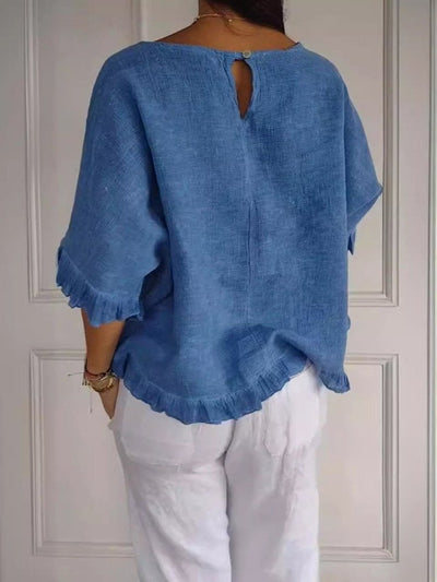Schicke gerüschte Bluse