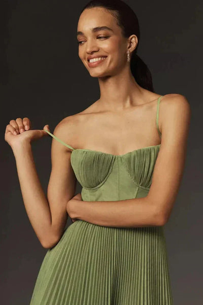 Isabella™ - Plissé Tüll Midi-Kleid