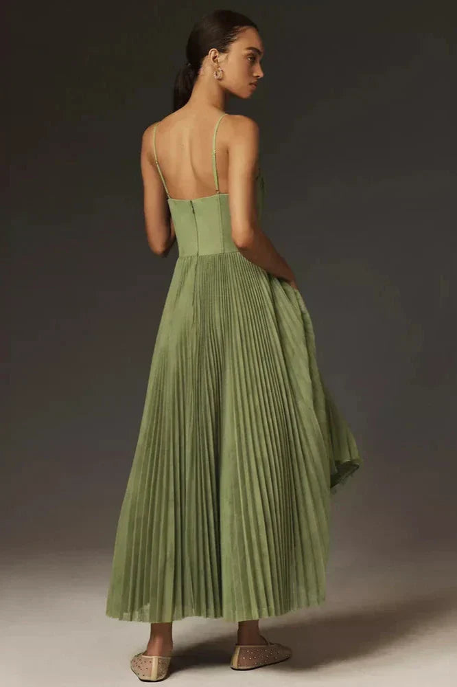 Isabella™ - Plissé Tüll Midi-Kleid