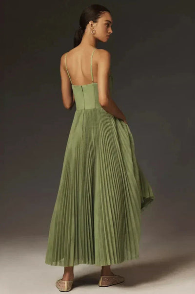 Isabella™ - Plissé Tüll Midi-Kleid